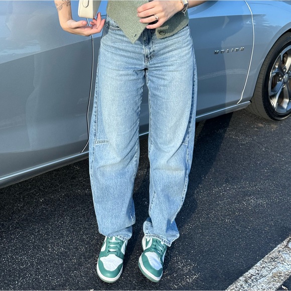 Levi's Denim - Levi's Light Blue Barrel Cinch Waist